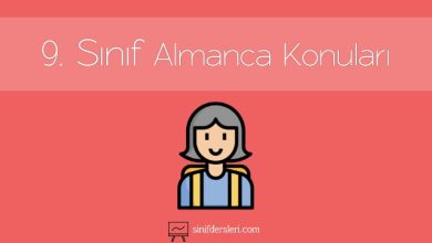 9. Sınıf Almanca Konuları